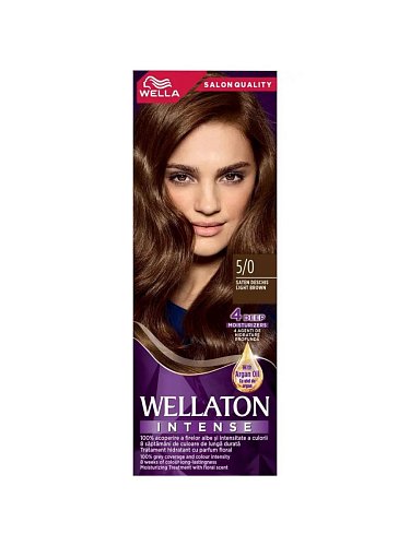 Стойкая крем-краска для волос темный дуб - Wella Professionals Wellaton 5/0